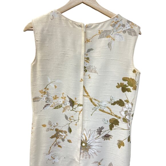 Hawaiian Casuals Stan Hicks Made in Honolulu Vintage 60's Raw Silk Floral shift - Picture 7 of 13